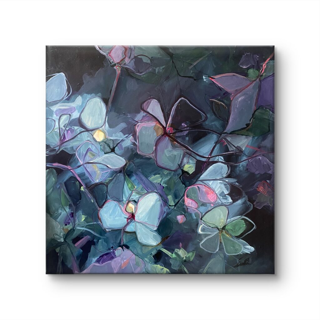 113 Hydrangea By Night - Close Up