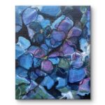 122 Paars-Blauwe Hortensia - Close Up