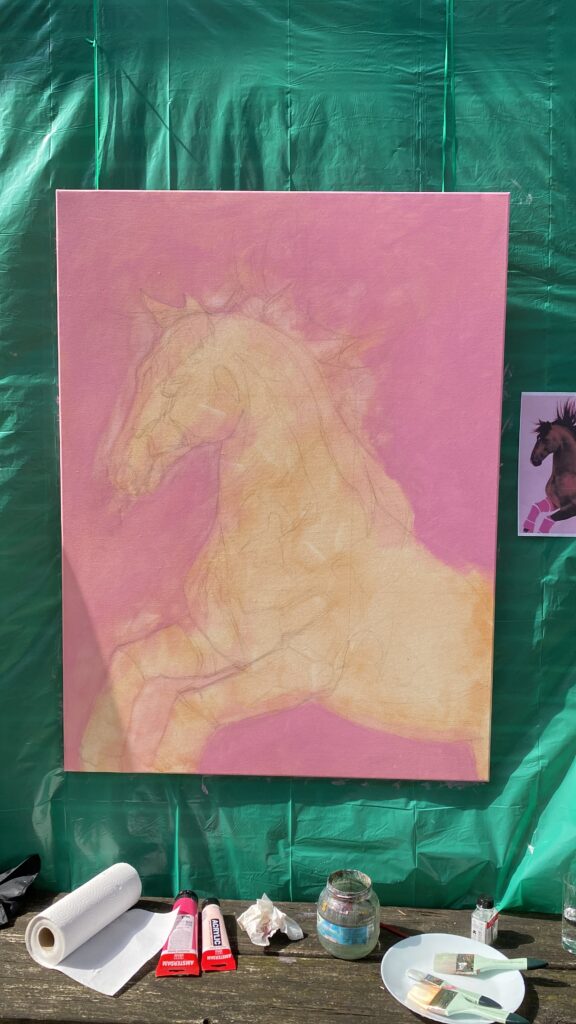 80's paard begin